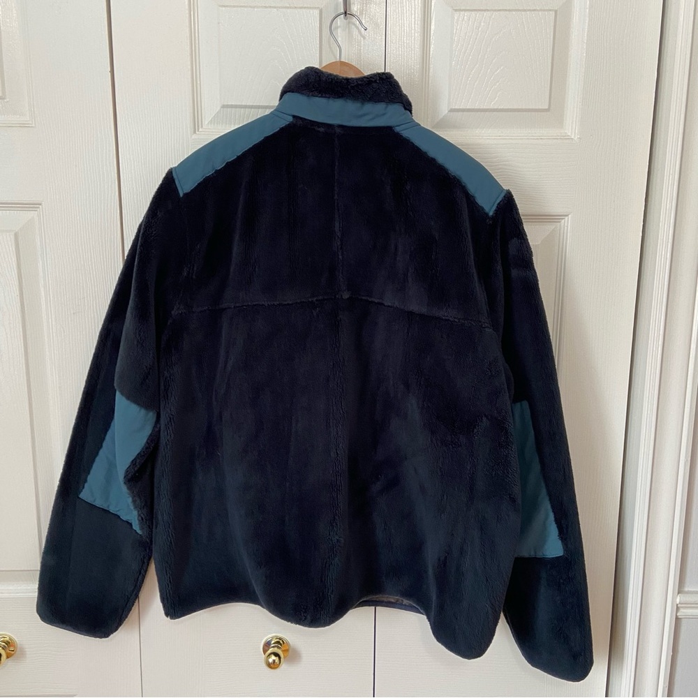 L.L.Bean Men’s Full Zip Sherpa Jacket Blue Size XL - Picture 4 of 7
